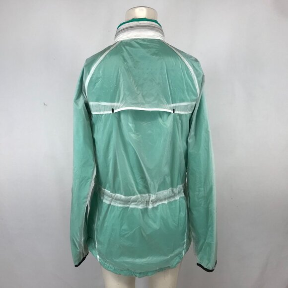 NIKE - WOMEN'S SMALL - MINT LONG SLEEVE FULL ZIP HOODED TRACK & FIELD JACKET - Picture 5 of 8